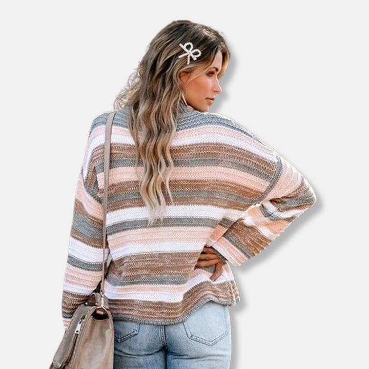 Lune London | Knit sweater - Soft knit - Oversize fit - Round neckline - Long sleeves