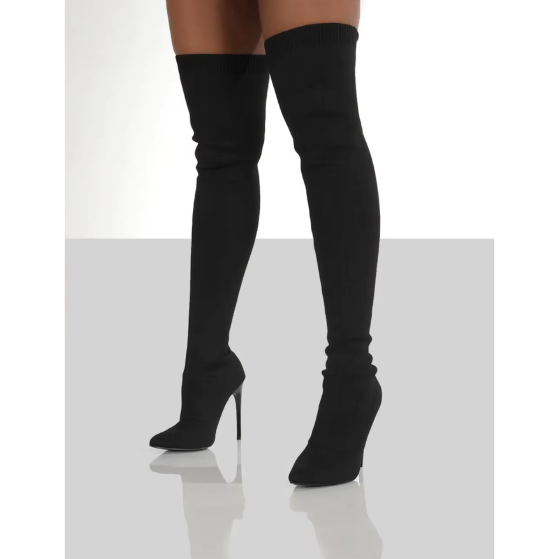 Lune London | Overknee Stretch Stiletto Boots Elegant Ladies Boots