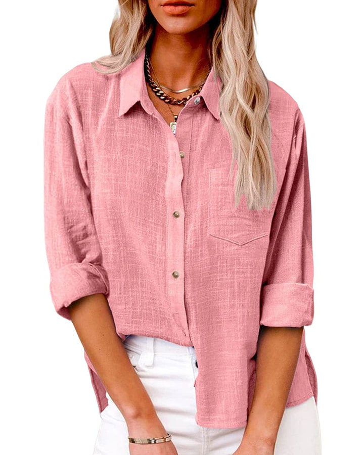 Lune London | Cotton-Linen Blouse