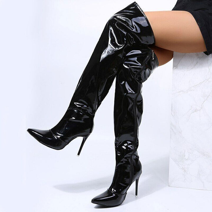 Lune London | Shimmering and Chic High Heel Boots
