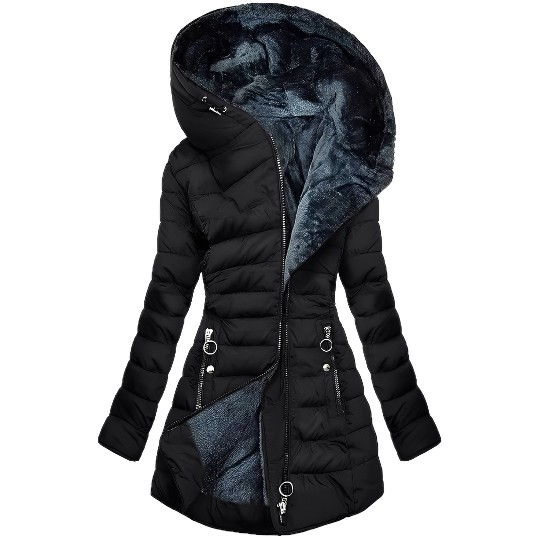 Lune London | Modern Winter Jacket with Hood for Women