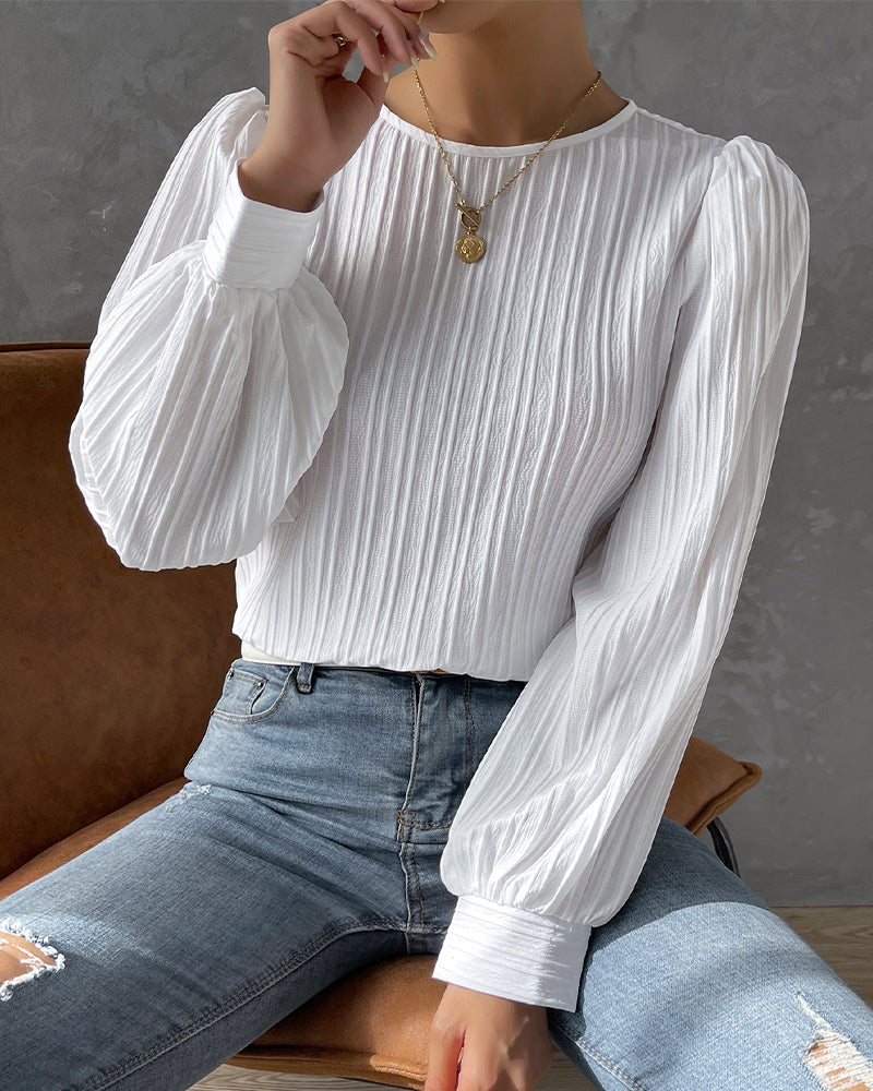 Lune London | Elegant shirt with round collar
