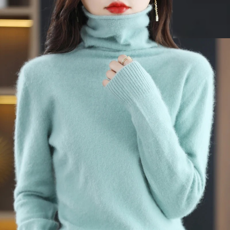 Lune London | Cashmere Pullover Women Soft Turtleneck Sweater Warm & Luxurious Design