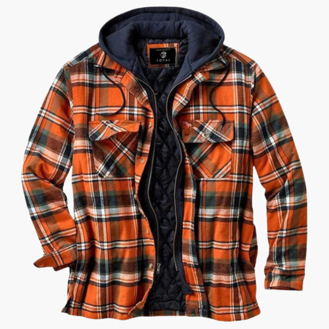 Lune London | Lumberjack style leisure jacket with hood - Timeless & warm for the outdoors and everyday life