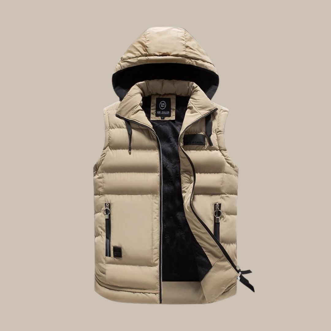 Lune London | Stylish Warm Hooded Vest for Men