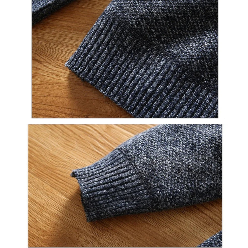 Lune London | Knitted sweater with zipper - Modern casual style for everyday and office