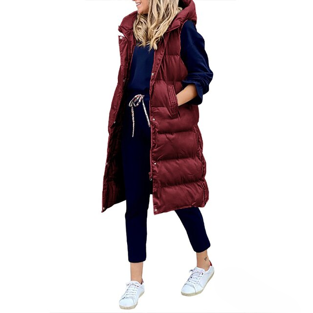 Lune London | Women's Long Sleeveless Winter Coat