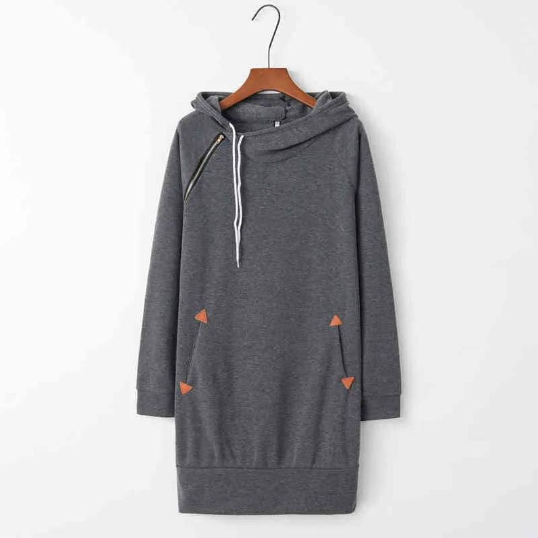Lune London | Casual hoodie sweatshirt dress with pockets