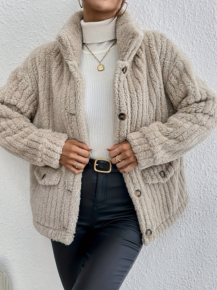 Lune London | Reversible velvet button cardigan