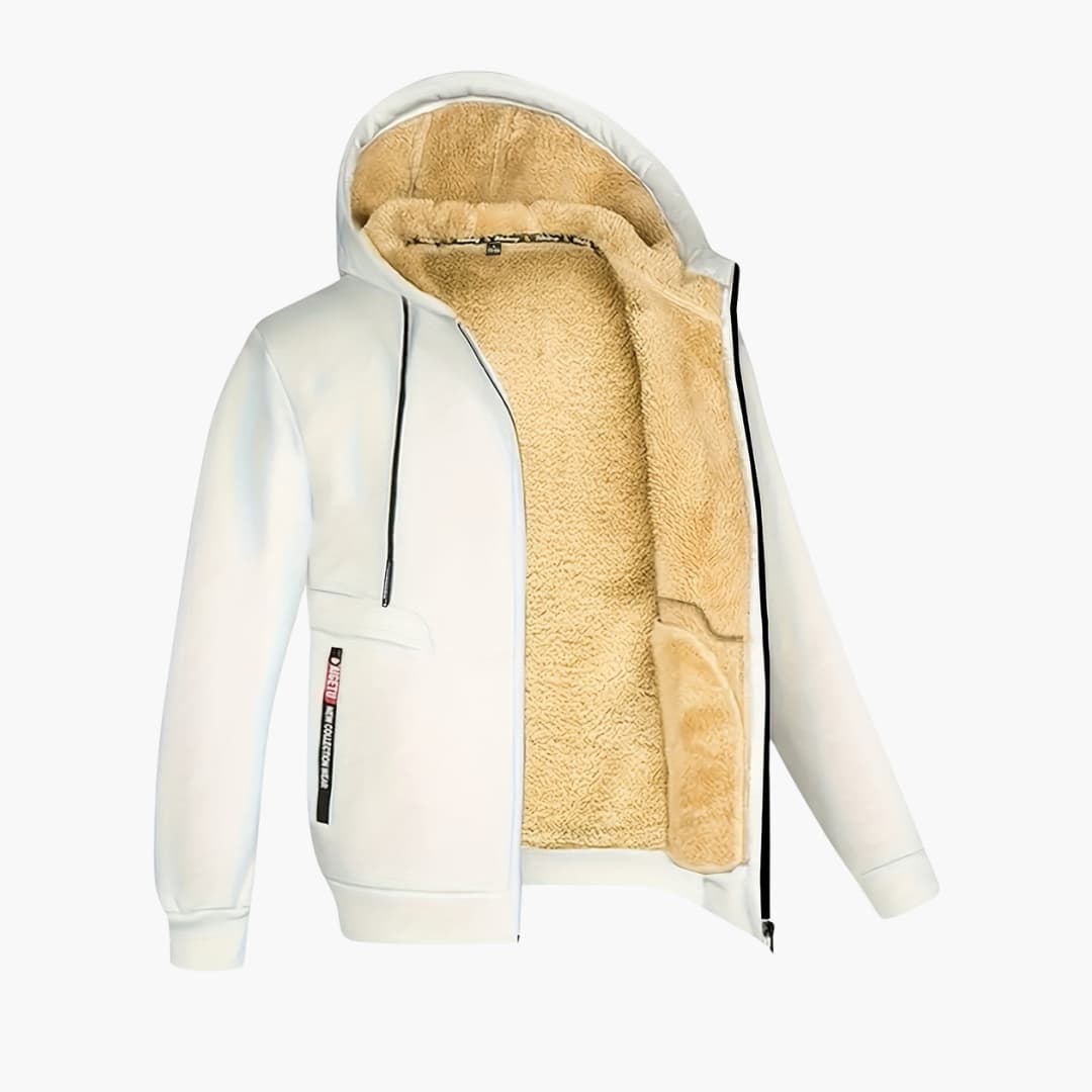 Lune London | Comfortable fleece-lined jacket with hood for men