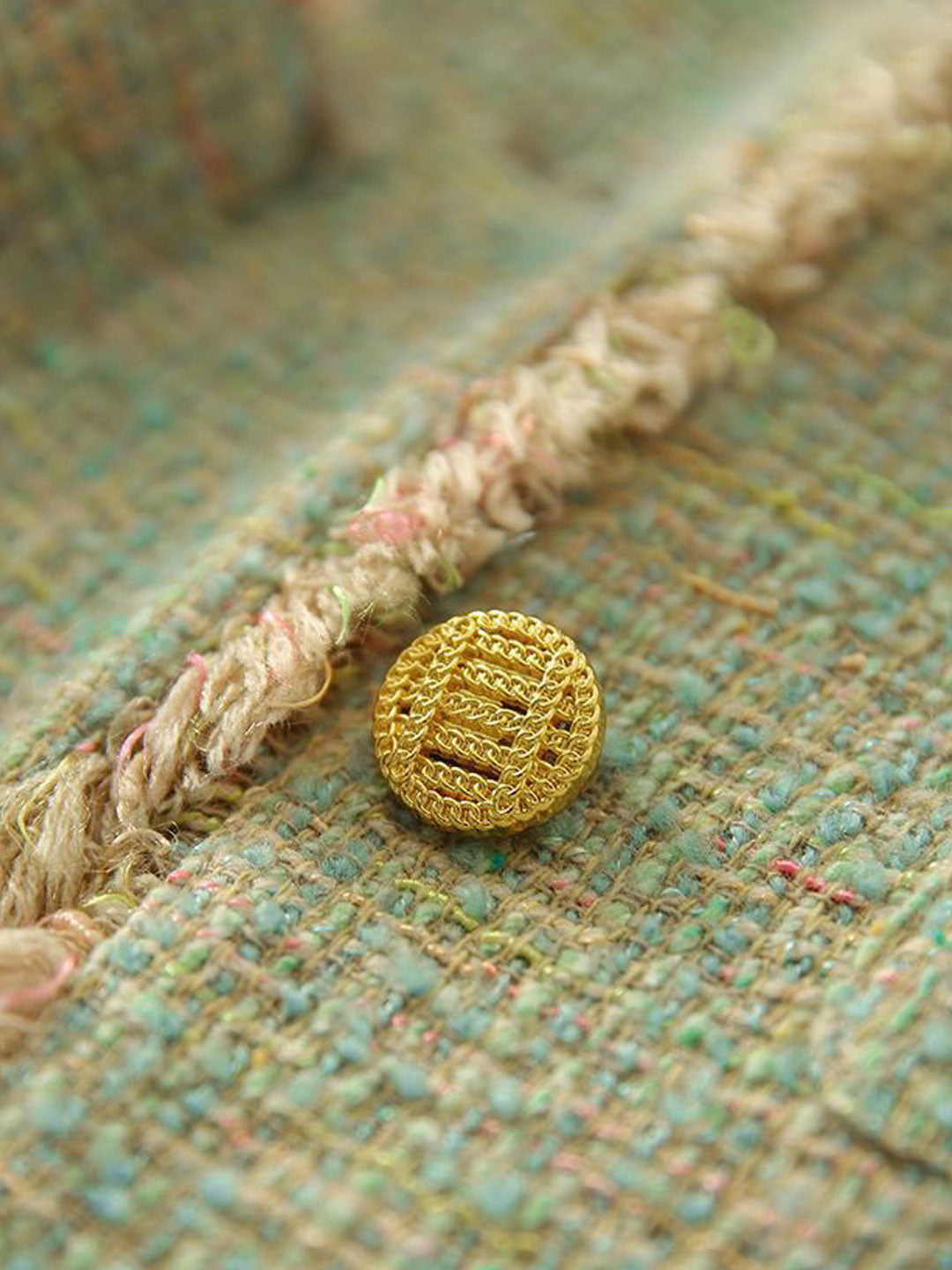 Lune London | Elegant Round Neck Tweed Jacket