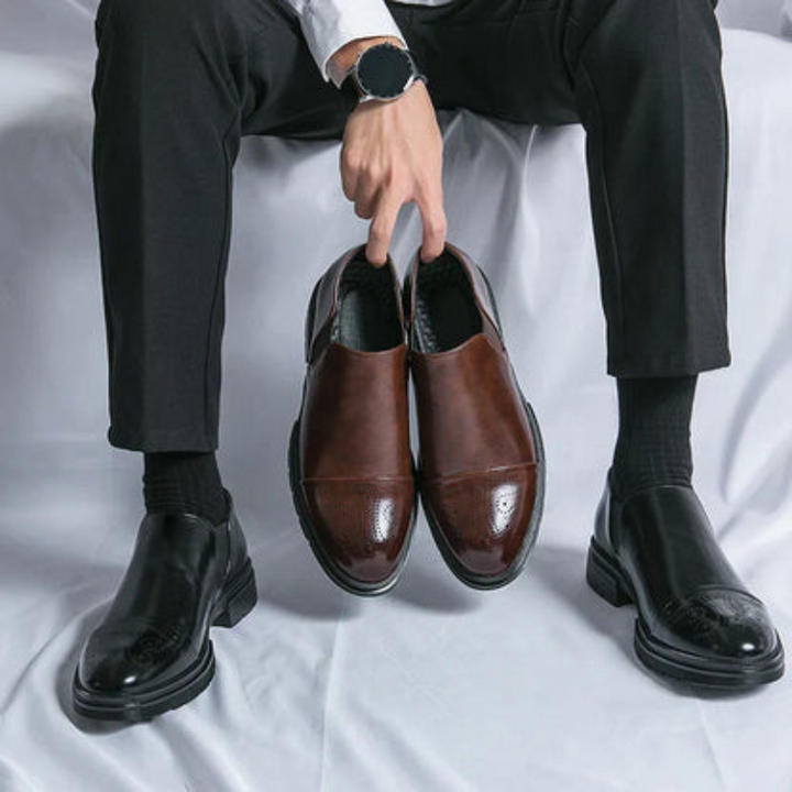 Lune London | Elegant Men's Shoes Classic Slip-ons Suit Shoes with Elegant Finish