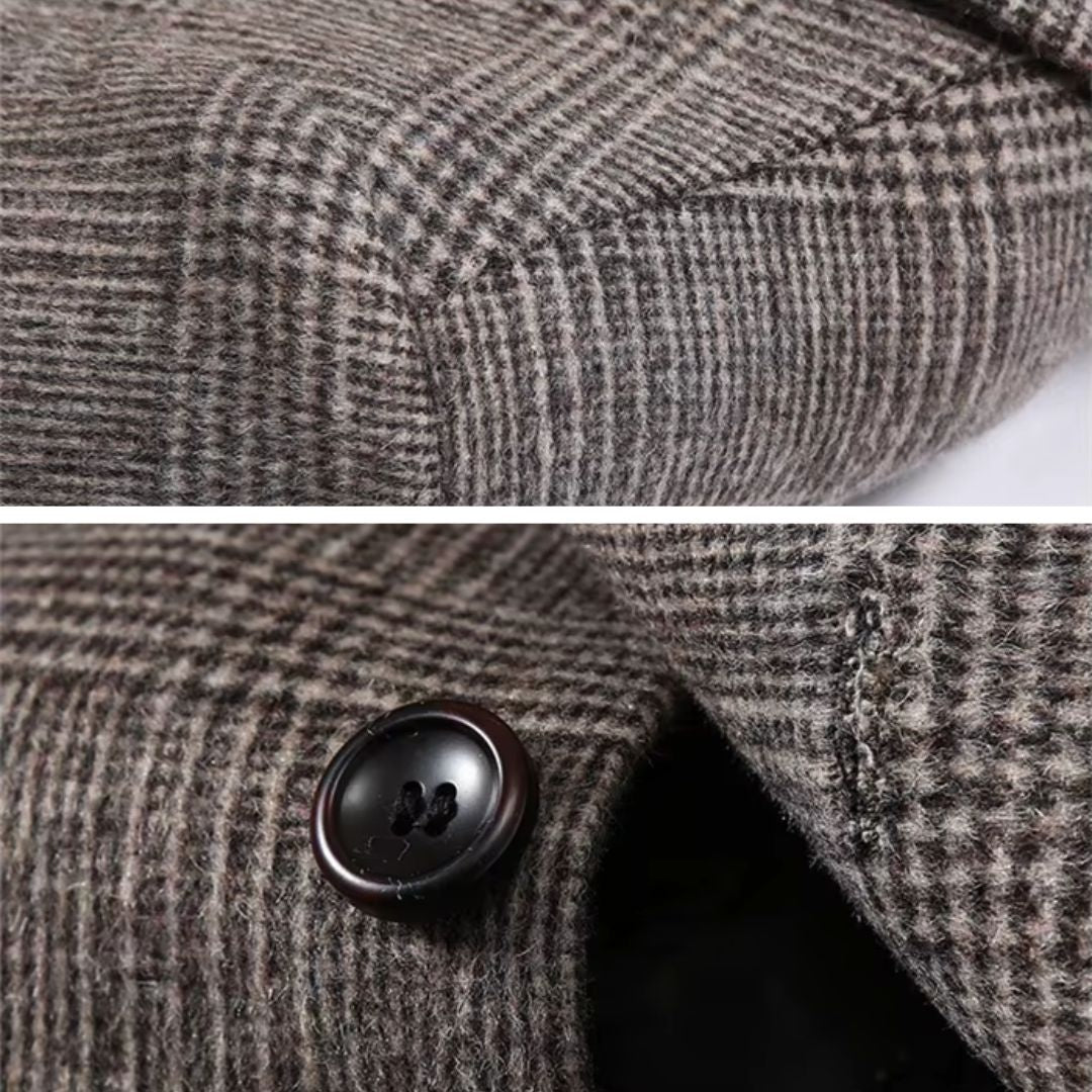 Lune London | Checked Wool Trench Coat