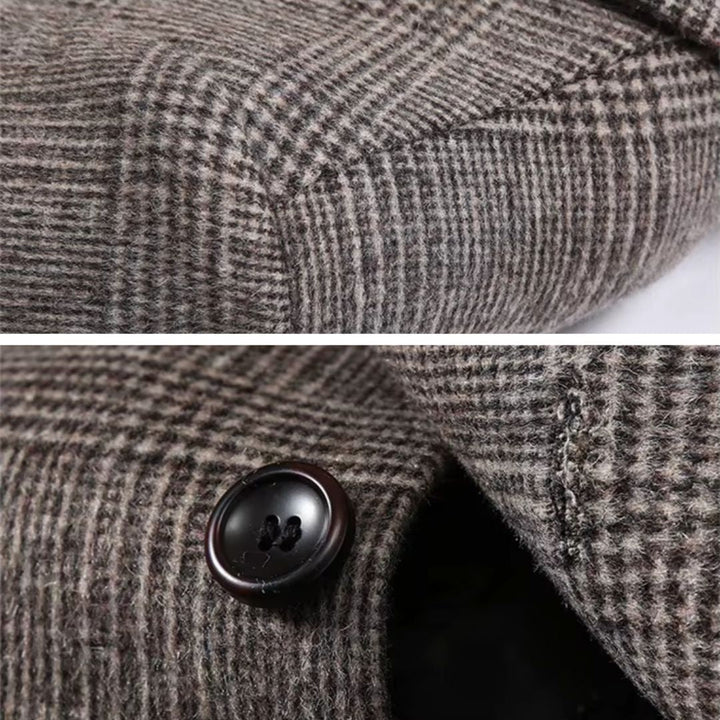 Lune London | Checked Wool Trench Coat