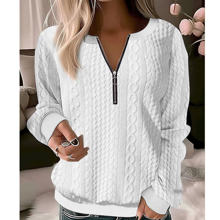 Lune London | Elegant V neck sweater for women