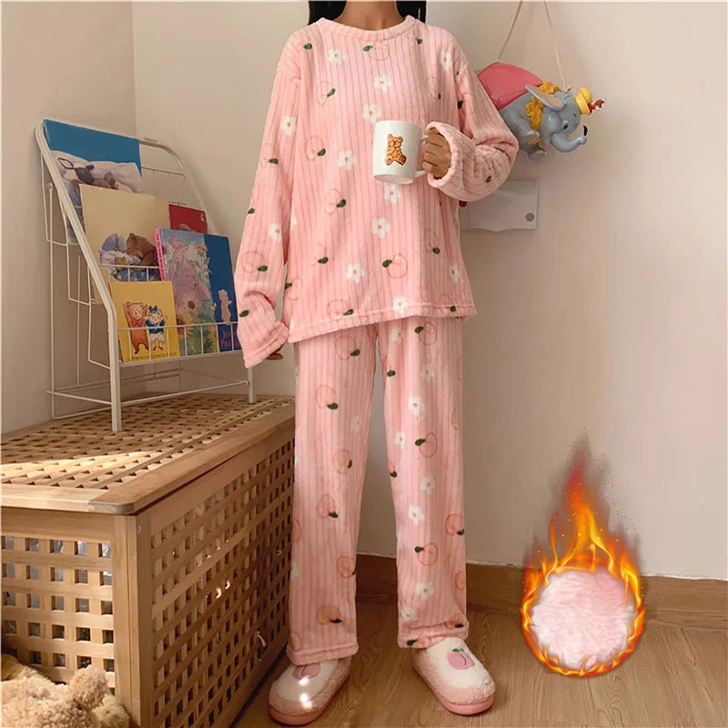 Lune London | Fleece Comfort Pajamas - Soft, Warm and Comfortable in 7 Trendy Variants