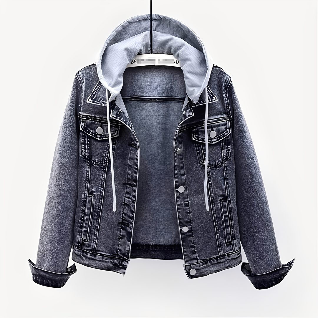 Lune London | Stylish Denim Jacket with Hood for Women