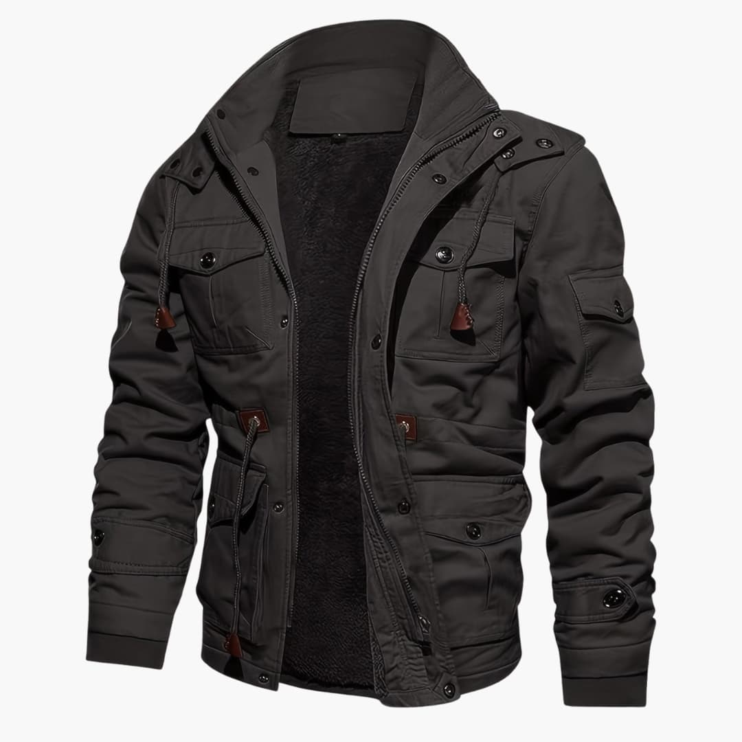 Lune London | Warm Fleece Jacket with Pockets for Men