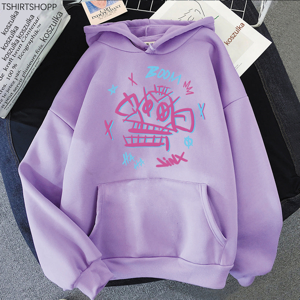 Lune London | Arcane Hoodie Harajuku Style Jinx and Ekko