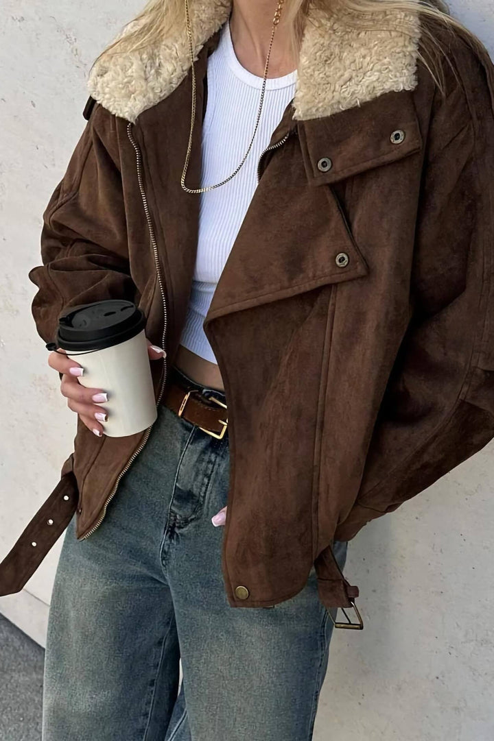 Lune London | Brown Plus Size Jacket