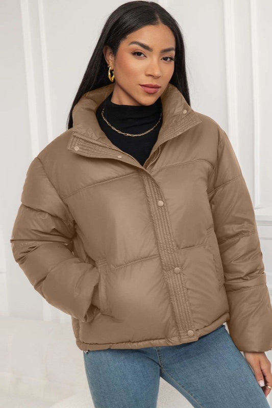 Lune London | Stand-collar puffer coat