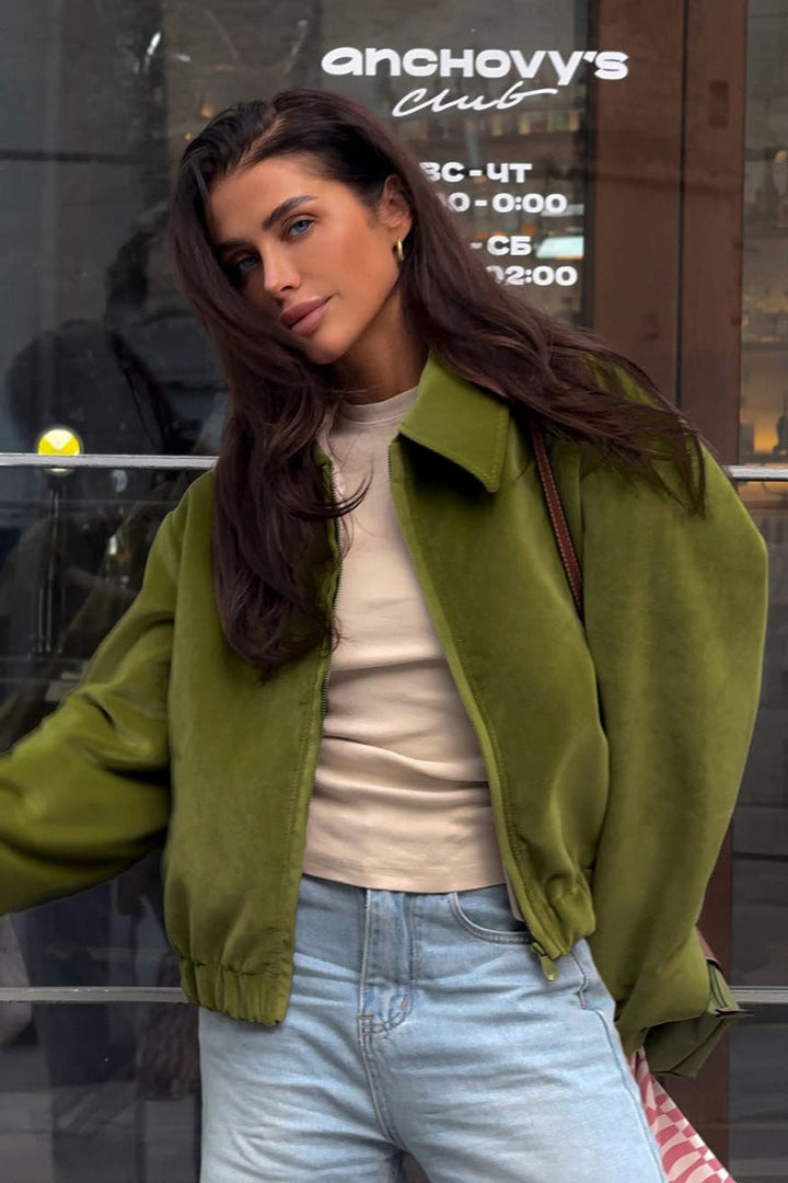 Lune London | Velvet Baseball Style Jacket