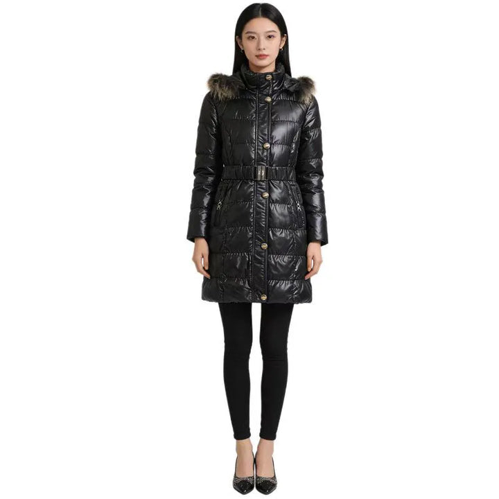 Lune London | Warm, Shiny Jacket with Hood