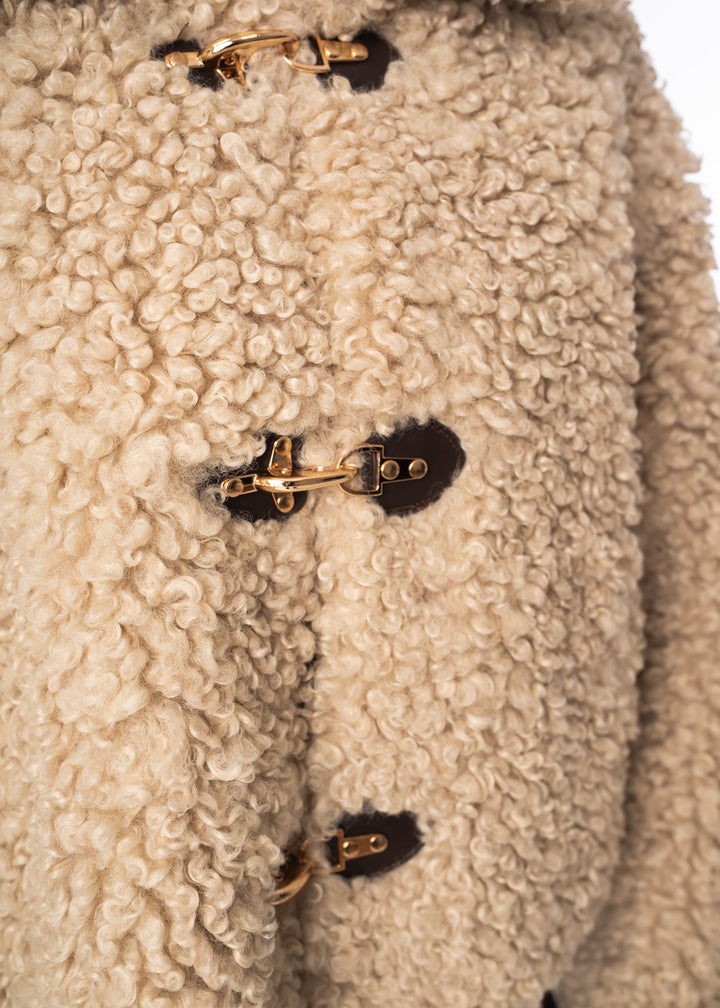 Lune London | Loose-fitting sheepskin jacket with curls