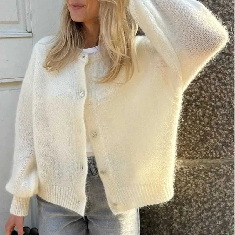 Lune London | Women's Sweater with Button Closure