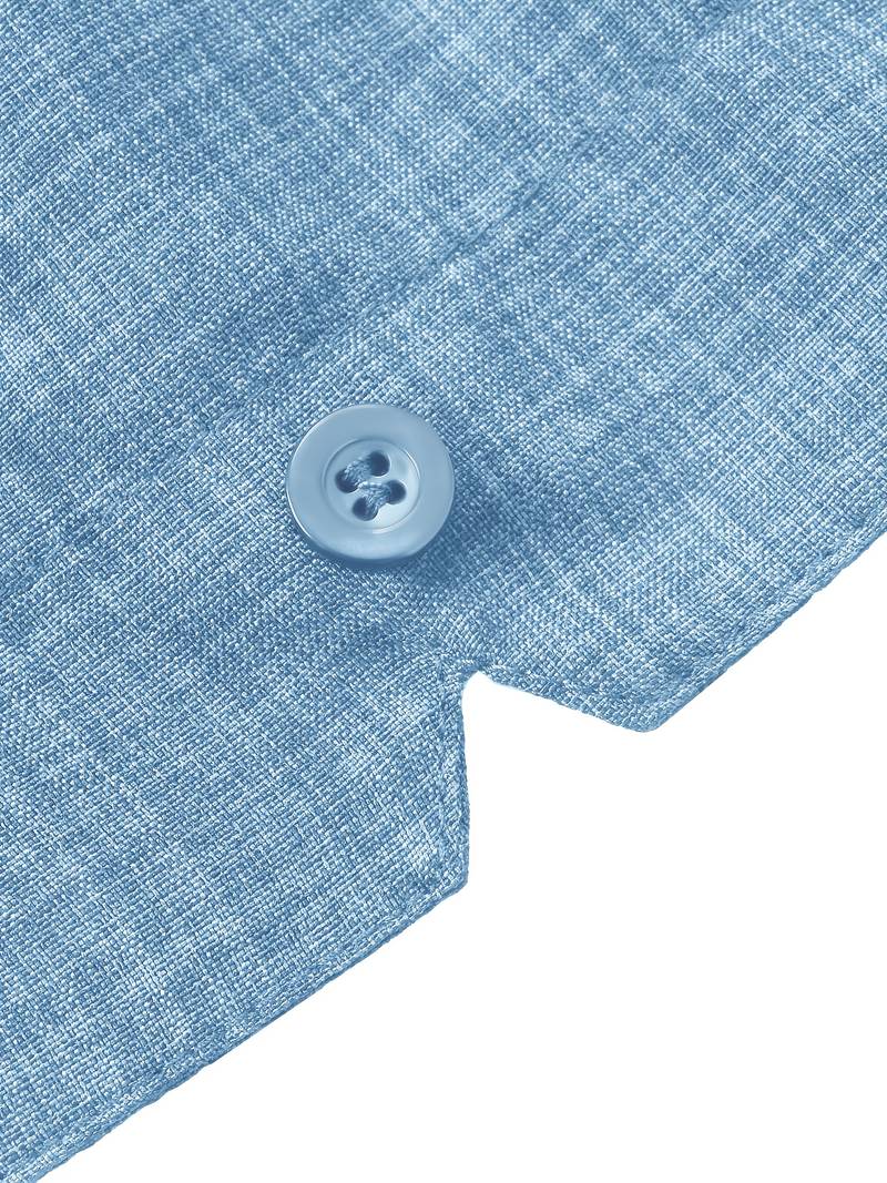 Chic und Stil | Classic Casual Short Sleeve Shirt with Buttons for Men