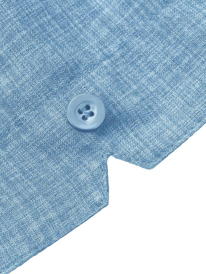 Chic und Stil | Classic Casual Short Sleeve Shirt with Buttons for Men