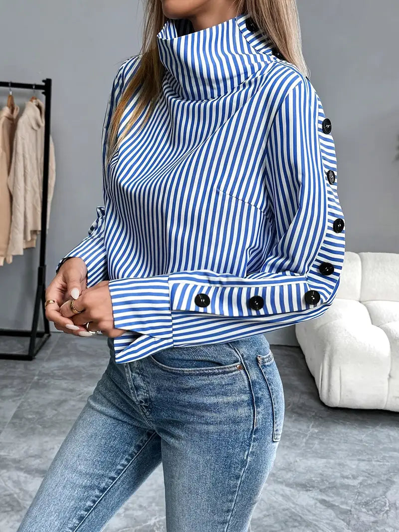 Lune London | Stylish Striped Blouse Made of Cotton