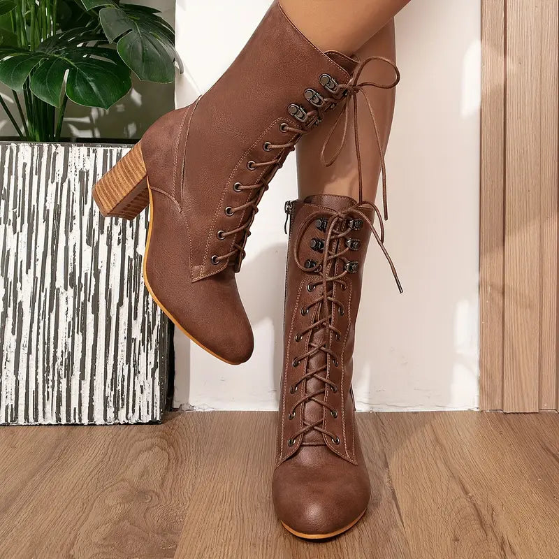 Lune London | Velvet Ankle Boots for Women