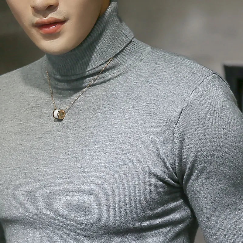 Men’s Merino Wool Turtleneck Sweater, Elegant & Comfortable | Lune London