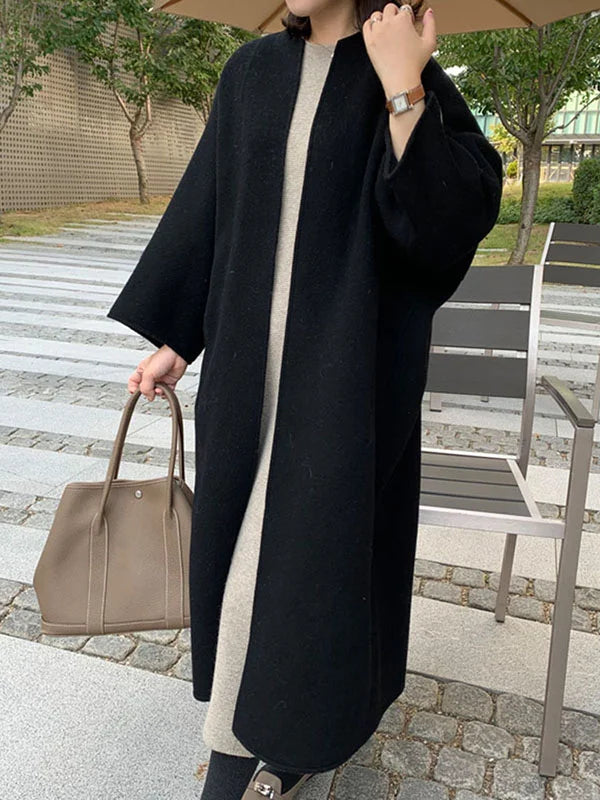 Women’s Long Wool Coat with Elegant Fit & Thermal Insulation | Lune London