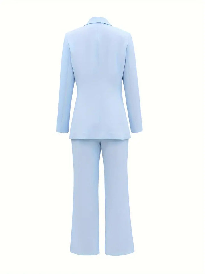 Lune London | Eleganz Lapel Blazer & High-Waisted Pants
