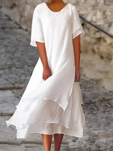 Lune London | Chic Elegance Block Slit Dress