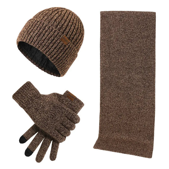 Lune London | Casual Winter Set with Beanie Scarf and Gloves for Men