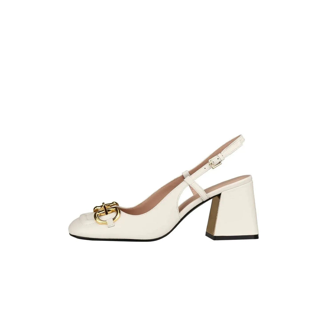 Lune London | Women's Retro Shoes with High Heels and Buckle - Timeless Elegance and Style