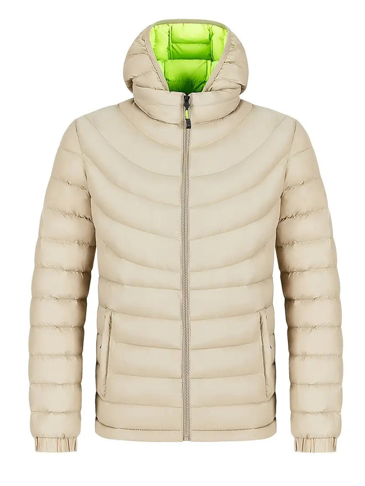 Lune London | Men's jacket lined with high collar for autumn and winter