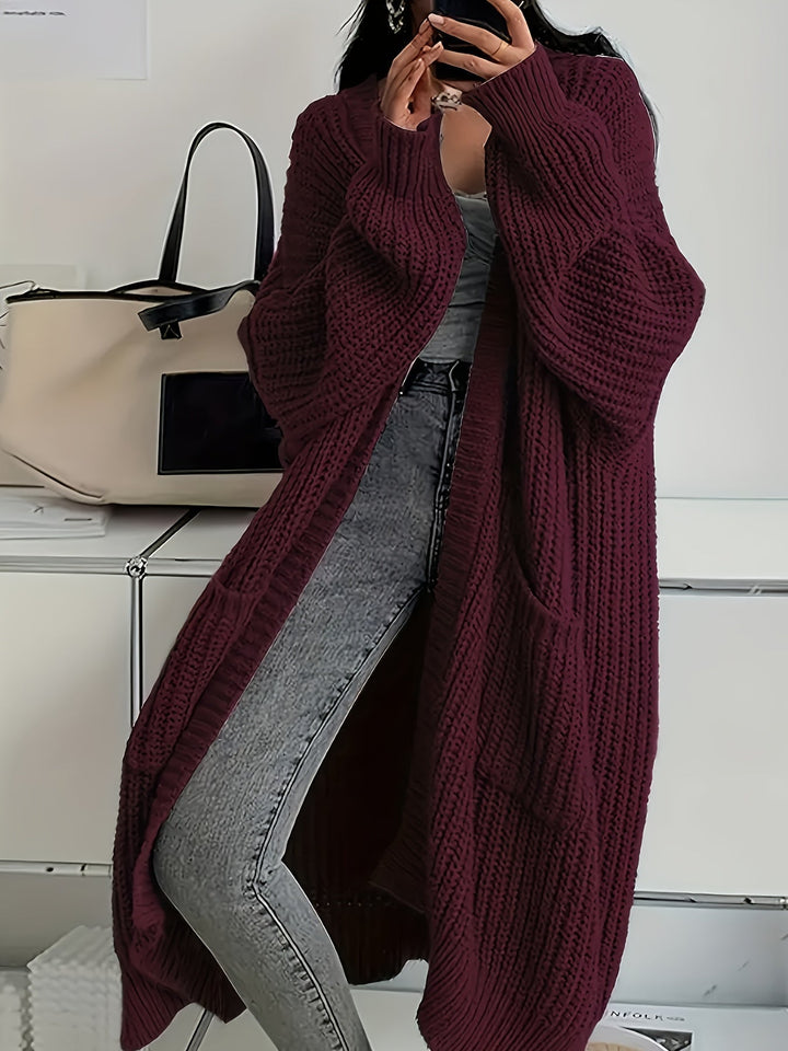 Lune London | Cozy knit cardigan with belt for women