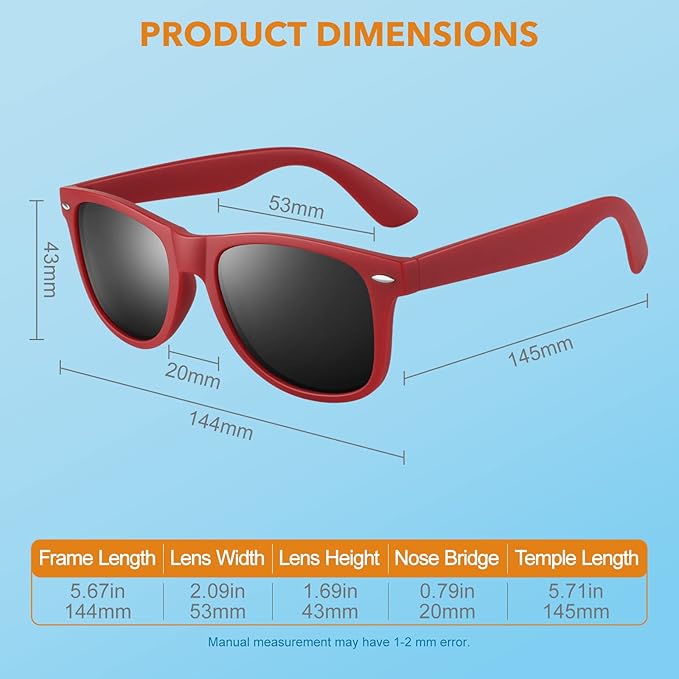 Lune London | 80s Retro Polarized Sunglasses