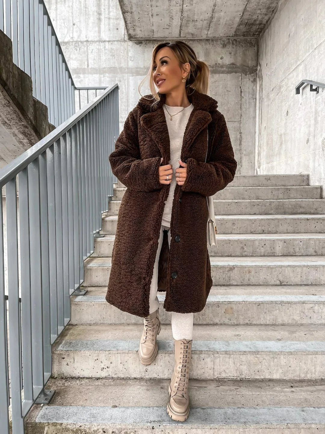 Lune London | Elegant Plush Trench Coat