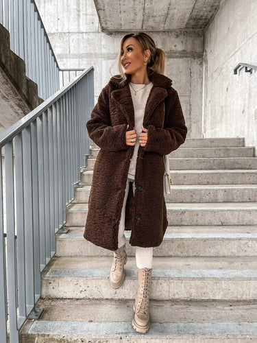 Lune London | Elegant Plush Trench Coat