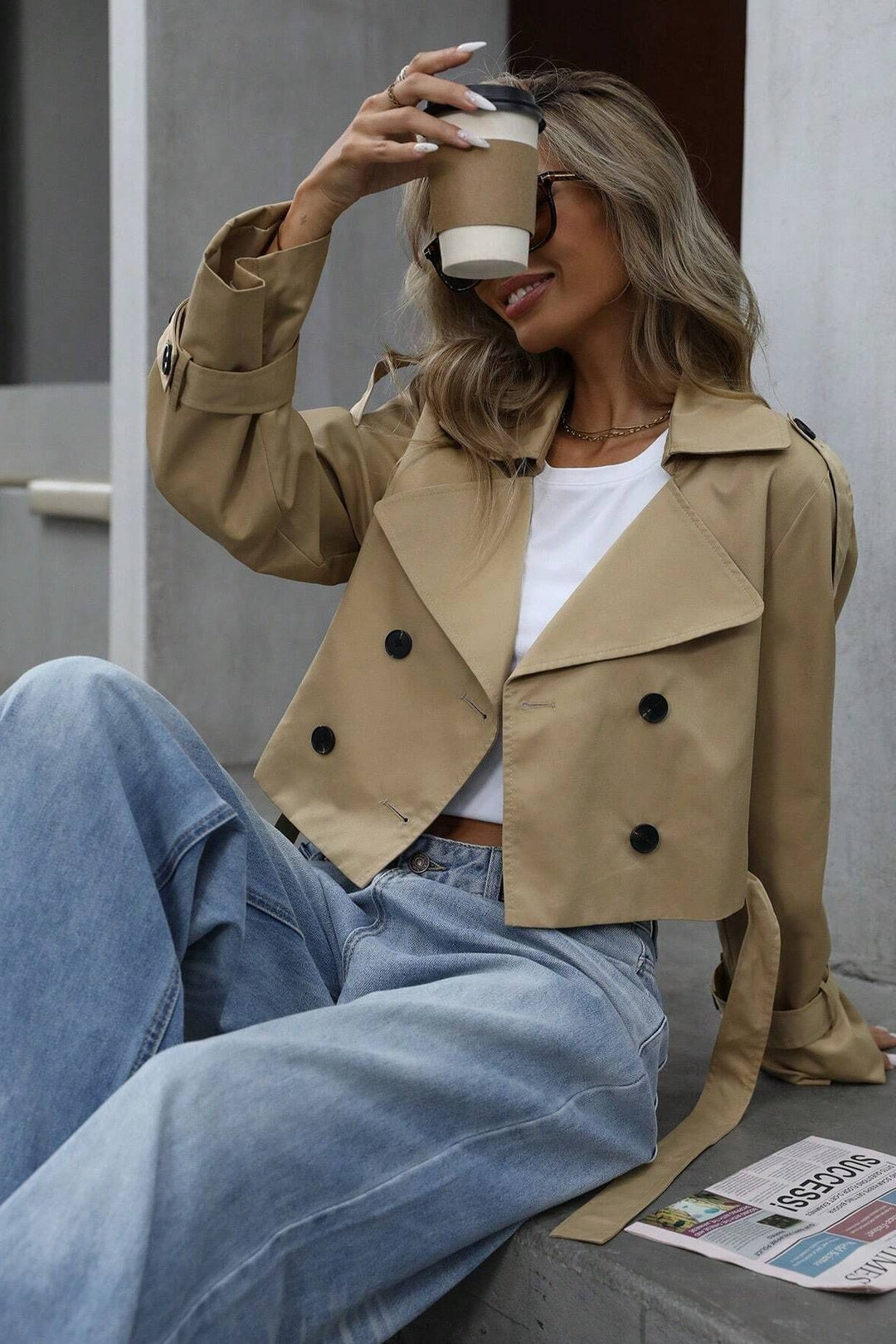 Lune London | Double Button Short Jacket