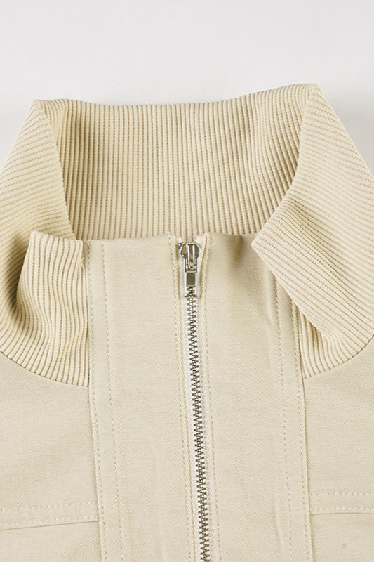 Lune London | Belted Stand Collar Jacket