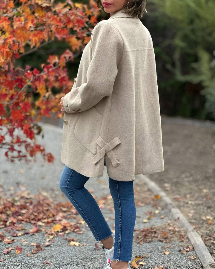 Lune London | Chic, elegant jacket with a stylish side knot detail.