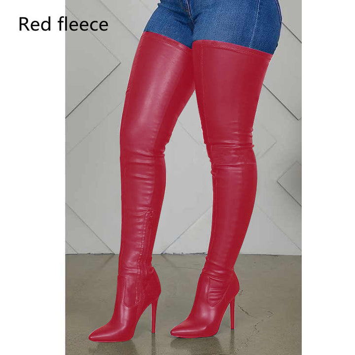 Lune London | Women's Over Knee Fall Boots Pointed Shoe High Stiletto
