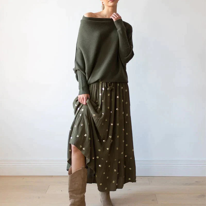 Lune London | Asymmetrically Draped Sweater