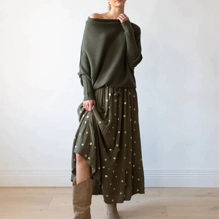 Lune London | Asymmetrically Draped Sweater